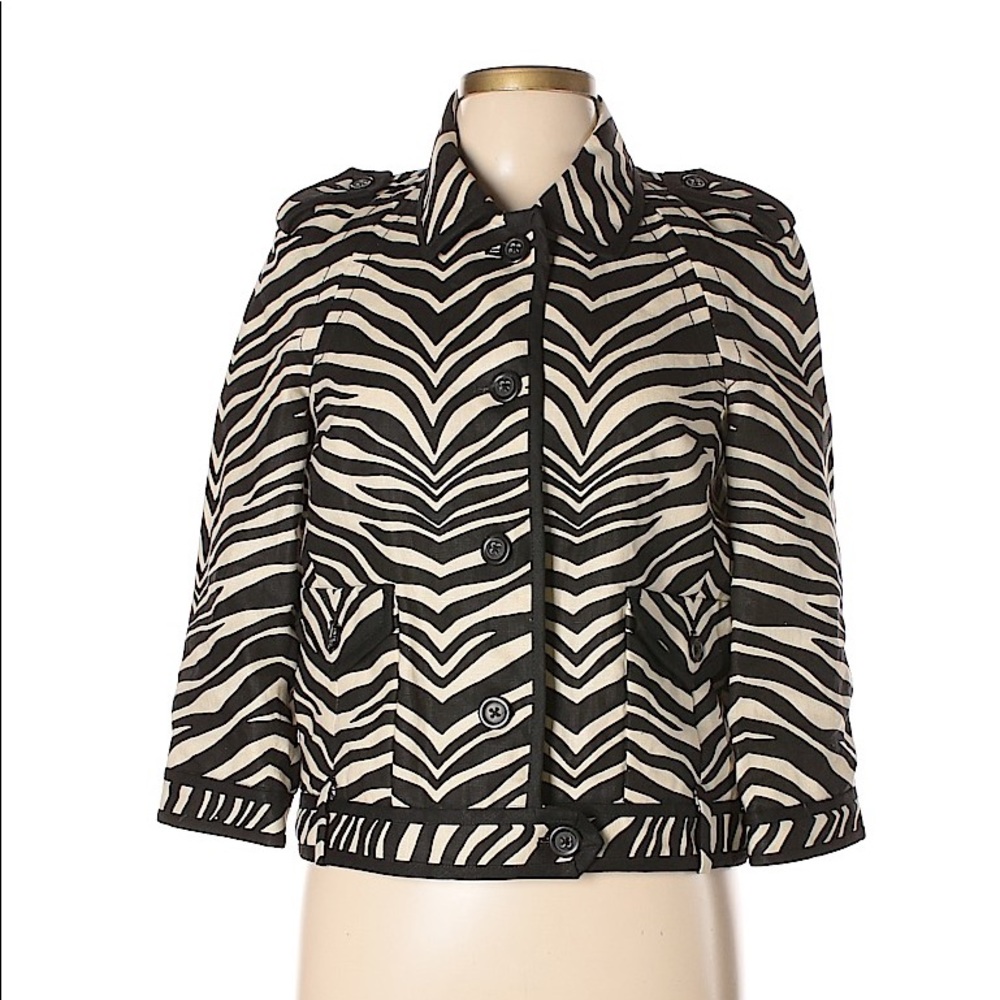 JCrew Collection Animal Print Blazer